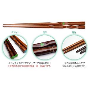 三点支持箸 はし上手 子供用 18cm/16....の詳細画像5
