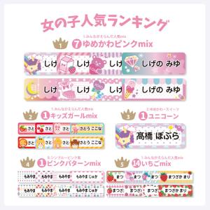 名前シール お名前シール 選べる330柄 防水...の詳細画像4