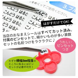 お名前シール 算数セット 耐水 786枚 イラ...の詳細画像2