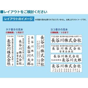 シャチハタ 角型印1551号 住所印 15×5...の詳細画像3