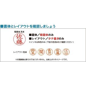 訂正印 シャチハタ ネーム6 既製品 6mm ...の詳細画像2