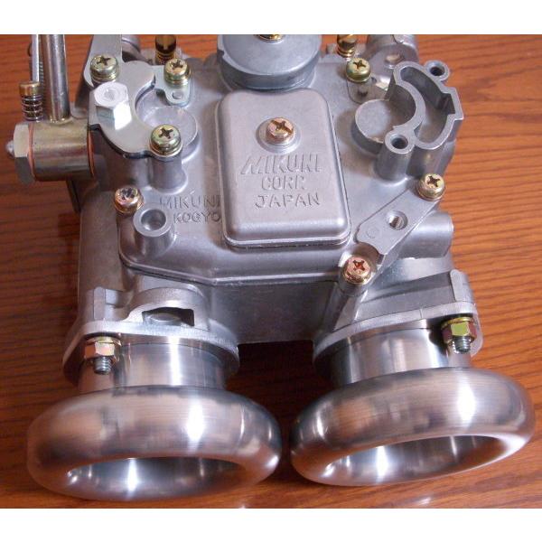 45mmカールファンネル新品ウェーバーWEBERケンメリ*サニトラ　アルミ/ファンネルSOLEXソレ...