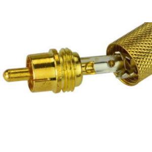 特売+RCAプラグ-金メッキ/ピンプラグ(赤)オスの詳細画像1