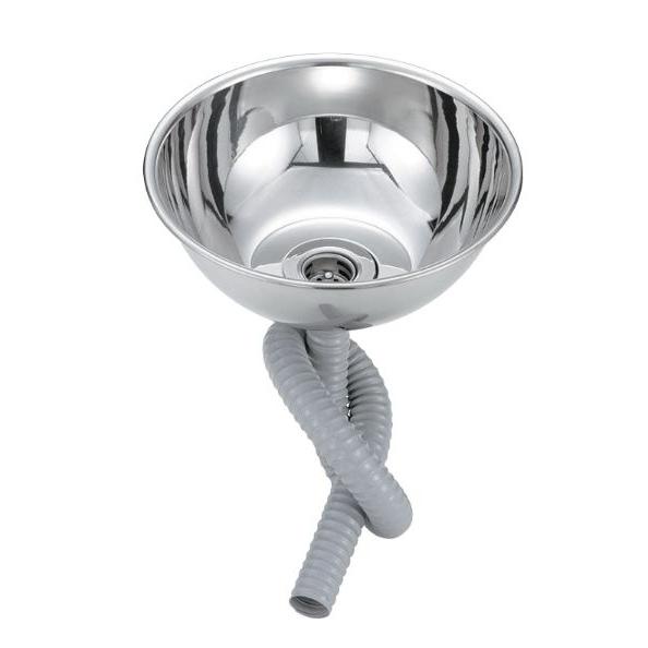 SH-253CP  18-8丸型シンク（共栓・ジャバラホースSET）[SH-253CP・TO-110...