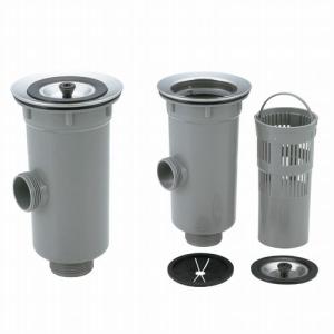 TO-198NLCS] 塩ビ小型防臭排水トラップ（50A）オーバーフロー