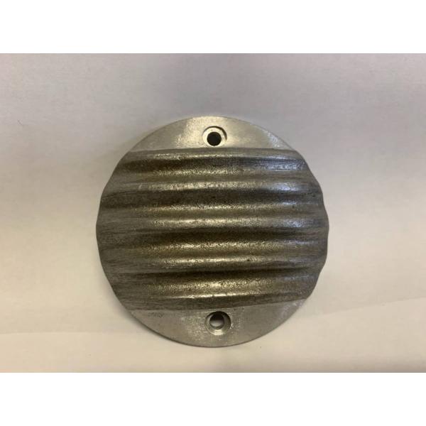 エボ・ショベルのビッグツイン・スポーツスター用アルミ製リブ付きポイントカバー/ハーレー