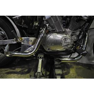 VIRAGO250/ビラーゴ250用ステンレス製フォークジョイント 150mmロング
