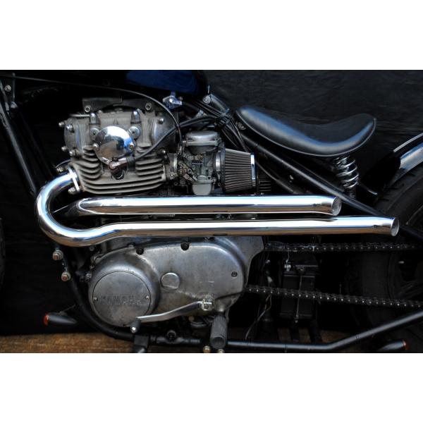 XS650用ショットガンマフラー / SHOTGUN EXHAUSTS MUFFLER