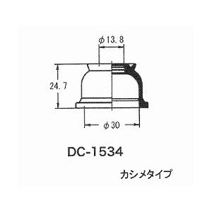 大野ゴム工業 タイロッドエンドブーツ DC-1534