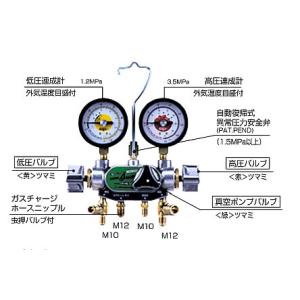 デンゲン マニホールドゲージ CP-MG313NDX 〈3バルブ方式〉