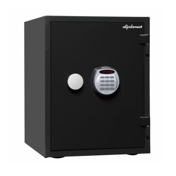 【直送品】 ディプロマット・ジャパン クリスタルシリーズ 耐火・耐水デザイン金庫 A530R3WR(...