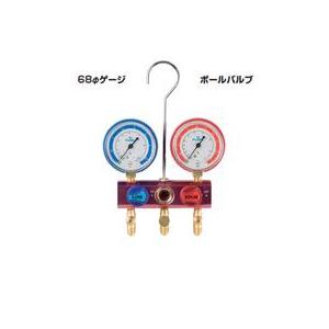 FUSO(フソー) R410A用ゲージマニホールドキット（ボールバルブ式） FS-700B-10