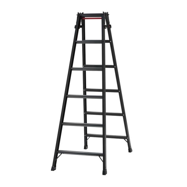 【直送品】 長谷川工業 ハセガワ はしご兼用脚立 (ワンタッチバー付) RHB-18a (10919...