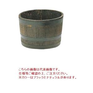 長谷川工業 ハセガワ ウイスキー樽プランター 椀型60 GB-6438 ブラック (35806)の商品画像
