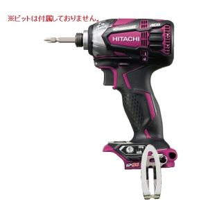 HiKOKI 14.4V コードレスインパクトドライバ WH14DDL2 (NN) (R) パワフルレッド (51257456) (蓄電池・充電器・ケース別売)｜buhinyasan