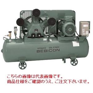 【直送品】 日立 中圧オイルフリーベビコン 7.5OP-14VP6 60Hz 《コンプレッサー》 【大型】