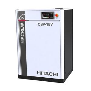 【直送品】 日立 可変速給油式スクリュー圧縮機 OSP-15VARG1 ドライヤー内蔵 《コンプレッサー》 【大型】