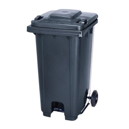 【直送品】 カイスイマレン ダストカート (足ペダル式) KTP240 【大型】