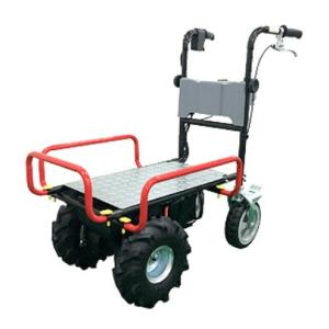 アルミス 電動式運搬車 電動猫吉 最大積載重量120kg ノーパンクタイヤ