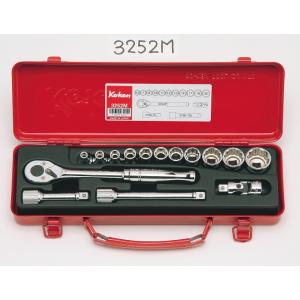 コーケン 3/8"(9.5mm)SQ. ソケットセット 15ヶ組 3252M