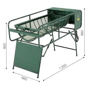 笹川農機 電動 土ふるい機 《大型ホッパー+篩い網2種付》 [砂 笹川農機 電動 土ふるい機 《大型ホッパー+篩い網2種付》 [砂