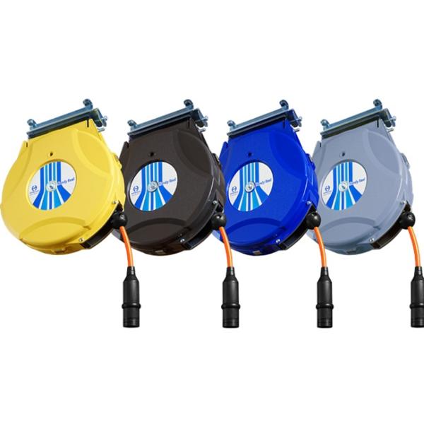 日平機器 ハンディーエアーリール 内径6.4X10m グレー(ブレーキ付) HAP-210JS-GR