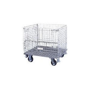 【直送品】 サンキン メッシュパレット SC-3S (サンキンパレット キャスター付) 【法人向け、個人宅配送不可】