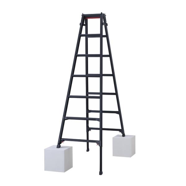 【直送品】 【秋市2025】 長谷川工業 ハセガワ はしご兼用伸縮脚立 (ワンタッチバー付) RYZ...