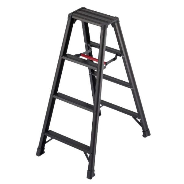 【直送品】 【秋市2025】 長谷川工業 ハセガワ 脚立 脚軽 BLACK RZB-12b (177...