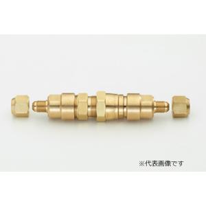 イチネンTASCO バルブ付銅管接手3/8(中間接続用) TA230MV-3A
