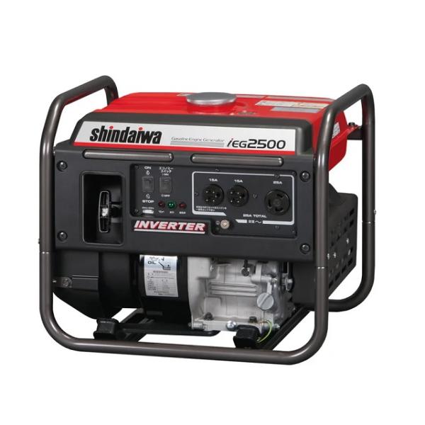 【直送品】 やまびこ 新ダイワ インバータ発電機 2.5kVA IEG2500 ガソリンエンジン 《...