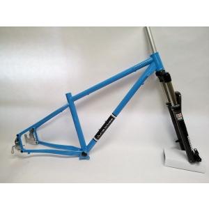 June bikes / All Mountain Trail 650B シングル&マルチスピード対応スライドリアエンド アイスブルー Sekter Silver TK ブラック フォークセット｜buildupbicycle