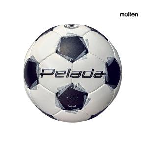 ネーム加工可 フットサルボール 4号球 molten モルテン ペレーダ 4000 フットサル 検定球  ホワイト ブラック F9N4000