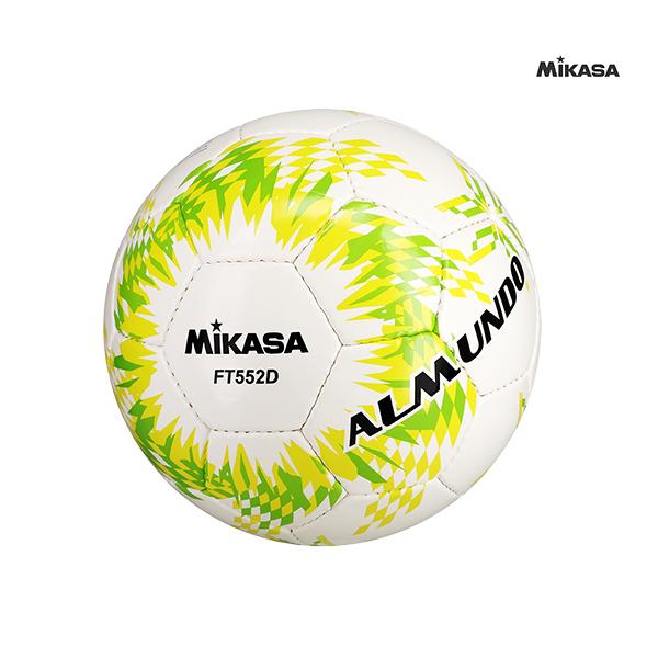 Mikasa ミカサ サッカーボール 検定球 5号球 ALMUNDO ネーム加工可 ホワイト イエロ...
