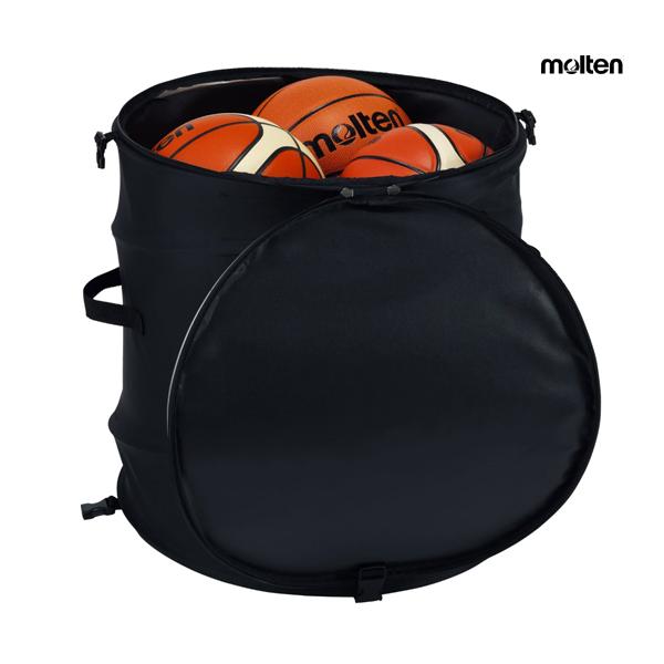 バスケットボール ボールケース molten モルテン バスケットボール ホップアップケース ブラッ...