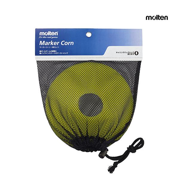 サッカー マーカーコーン マーカーパット molten モルテン マーカーコーンミニ イエロー 6枚...