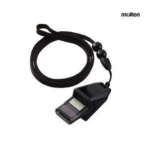レフリー ホイッスル バスケットボール molten モルテン バスケットボール専用ホイッスルの最高峰 ブラッツァ ブラック 審判 笛  RA0040-K