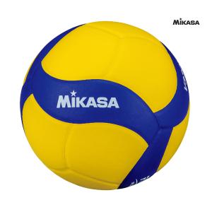 Mikasa ミカサ バレーボール V330W 練習球5号 ネーム加工可 ブルー×イエロー V330W