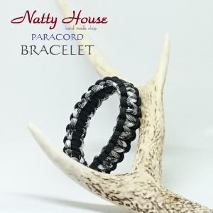 ブレスレット PARACORD パラコード パラシュート 組紐 天然石 