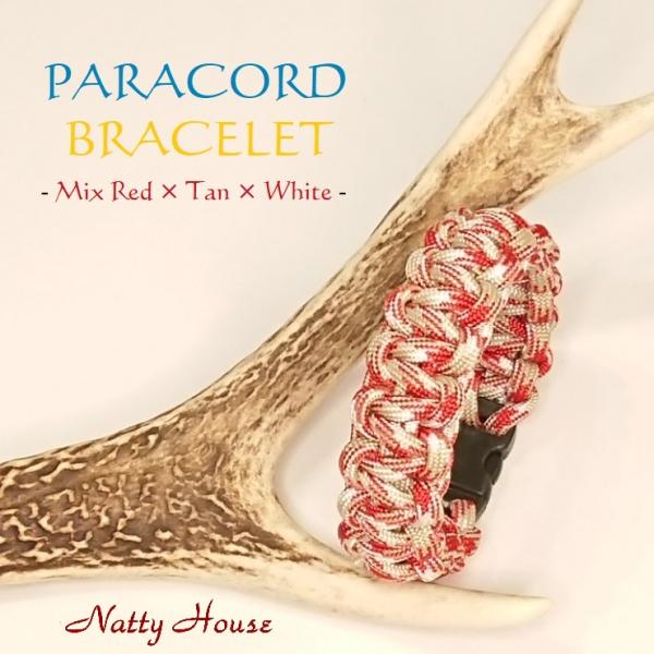 Mix ブレスレット PARACORD パラコード パラシュート アウトドア ロープ キャンプ 防災...