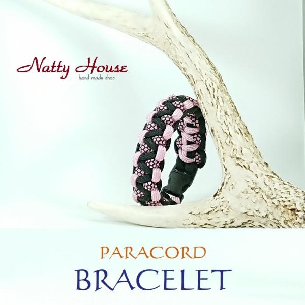 メール便送料無料 ブレスレット PARACORD パラコード パラシュート アウトドア ロープ キャ...