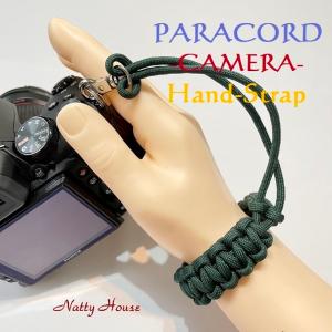 ハンドストラップ カメラ PARACORD パラコード パラシュート アウトドア ロープ キャンプ 防災 手編み 送料無料｜buki-bugi