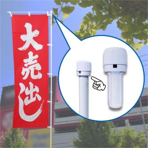 のぼり ポール 回転頭 先端パーツ 10個セッ...の詳細画像1