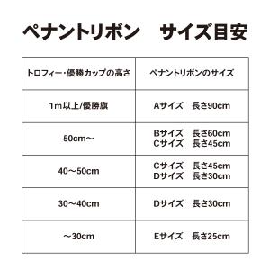 紅白ペナントリボン Eサイズ 25cm 30本...の詳細画像5