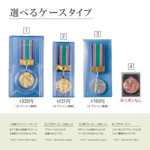 表彰メダル 選べる 首掛けリボン スタンドケー...の詳細画像3