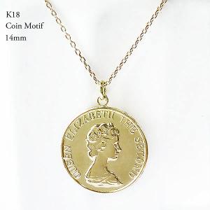 18金 ペンダントトップ K18 ネックレストップ レディース エリザベス