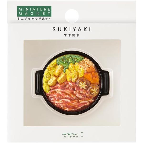 【送料無料】　郵便受届け　ミドリ 磁石 ミニ　マグネット 1個入 すき焼き柄 43415006　おみ...