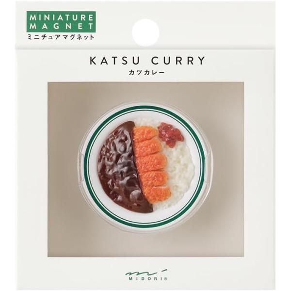 【送料無料】　郵便受届け　ミドリ 磁石 ミニ　マグネット 1個入  カツカレー柄 43444006　...