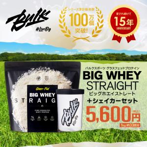ビッグホエイ ストレート 1kg + バルクス...の詳細画像1