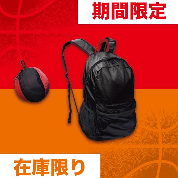 B・シュワバッグ バスケットボール リュック エコバッグ 折りたたみ メンズ